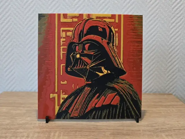 HueForge model: Dark Vador Star Wars Hueforge by Kactus Fpv