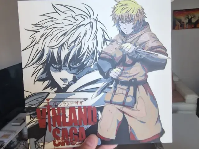 HueForge model: Vinland Saga Hueforge - Thorfinn by Dakiren