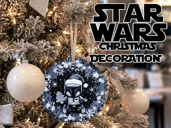 Baby Boba Fett Star Wars Christmas Decoration Tree by Danz HueForge model: Baby Boba Fett Star Wars Christmas Decoration Tree by Danz