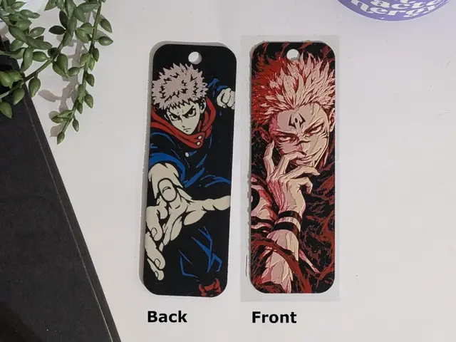 Yuji - Sukuna Double Sided Bookmark