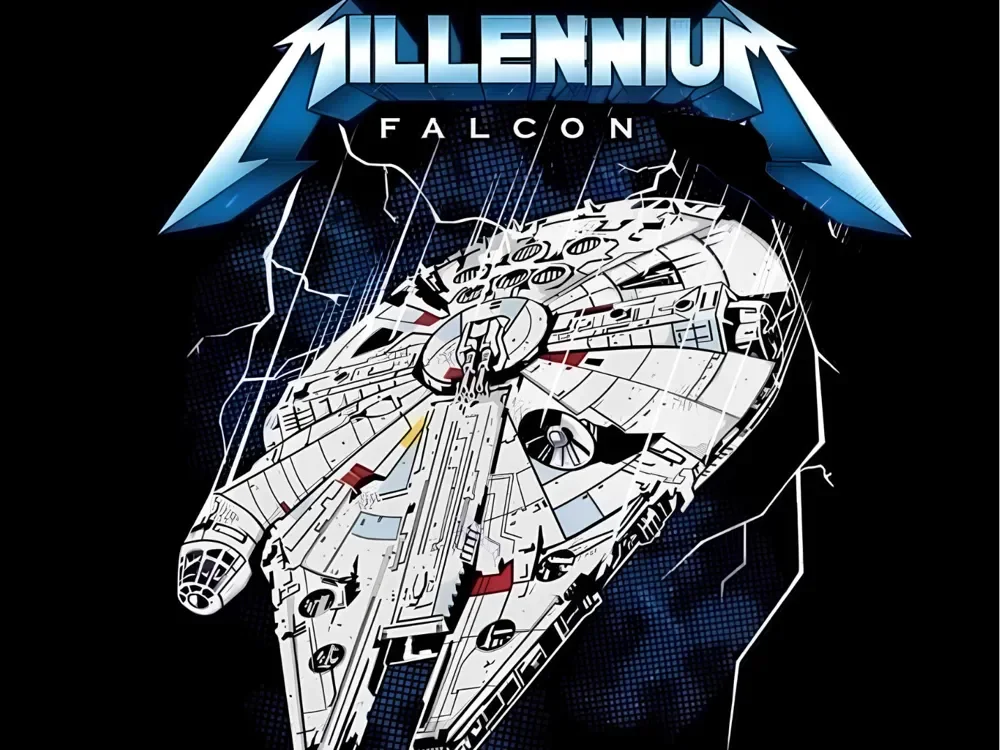 Star Wars Hueforge - Falcon Millennium by Dakiren HueForge model: Star Wars Hueforge - Falcon Millennium by Dakiren
