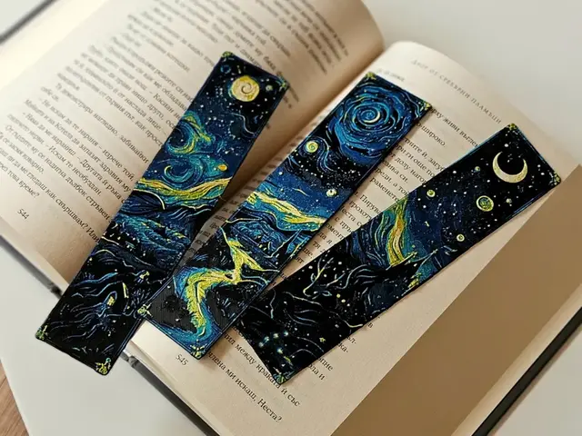 HueForge model: "Starry Night Dreams" - Bookmarks Set by C3D