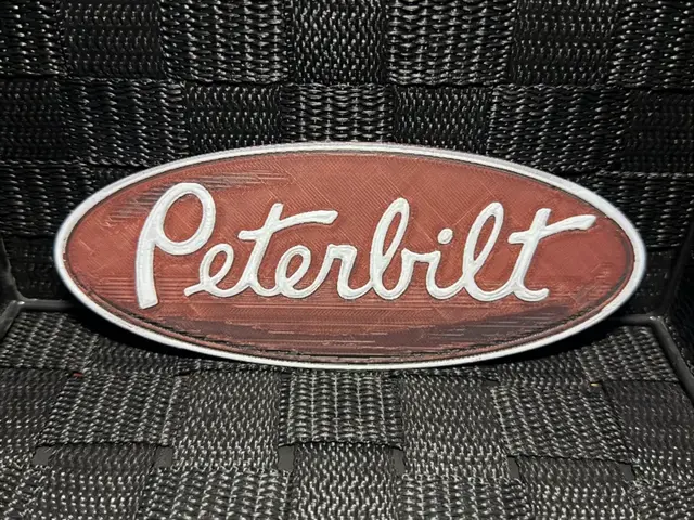 HueForge model: Peterbilt Logo - Hueforge by JoDau