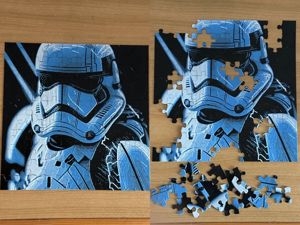 Star Wars Puzzle Jigsaw Stormtrooper by enricoRE HueForge model: Star Wars Puzzle Jigsaw Stormtrooper by enricoRE