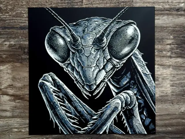 HueForge model: Praying Mantis HueForge  Wildlife Series by novy