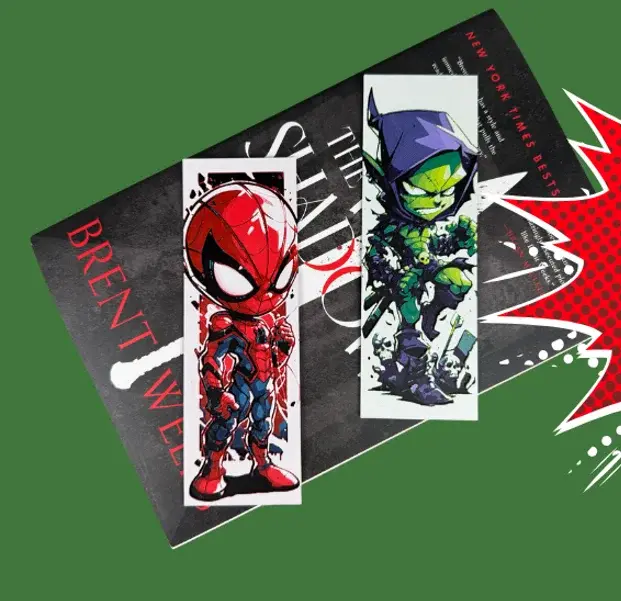 HueForge model: Spider-man and Green Goblin bookmark set by Canadian Gamer