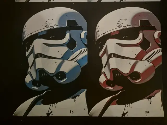 Stormtrooper Wall Art (Interchangeble Colors)