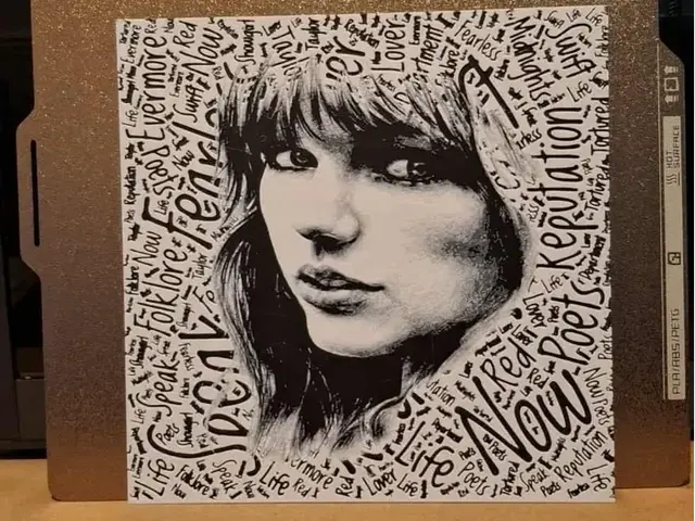 HueForge model: Taylor swift - Hueforge - just 2 colour by 3dGlow