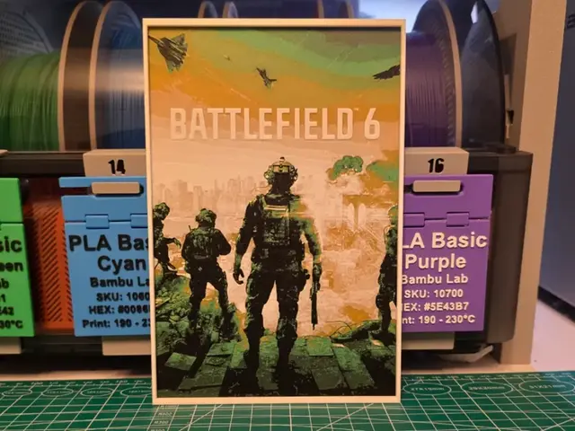 Battlefield 6 Game Poster - Hueforge Art