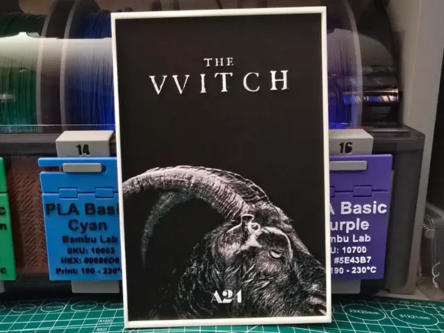 HueForge model: The Witch Movie Poster - Hueforge Art by Lumpy3D