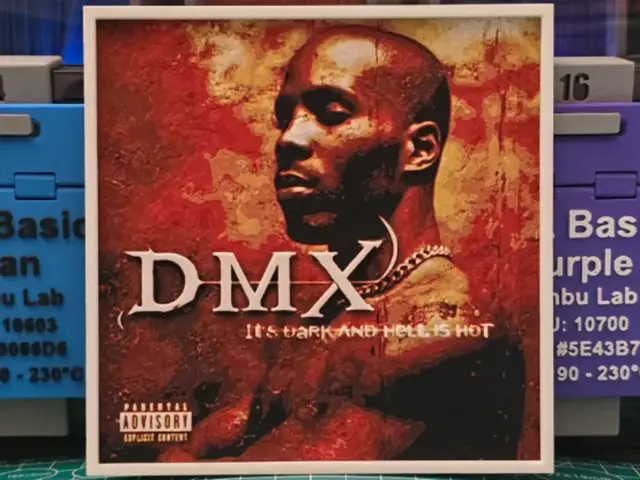 HueForge model: DMX "It's Dark and Hell Is Hot" Album - Hueforge by Lumpy3D