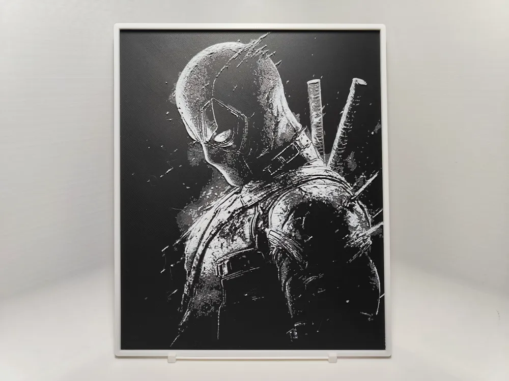 Deadpool - Hueforge by BeaN HueForge model: Deadpool - Hueforge by BeaN