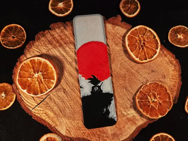 HueForge model: Goku 3 bookmark Dragon Ball by EternalDesigns3D