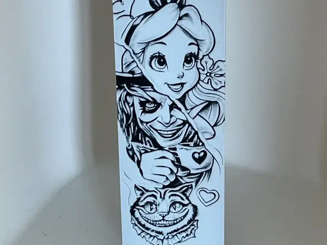 HueForge model: Alice in Wonderland Bookmark by Morganja