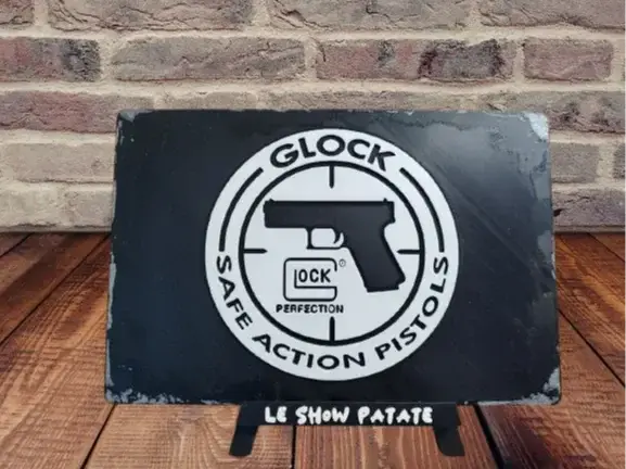 HueForge model: Plaque Vintage Glock hueforge by leshowpatate
