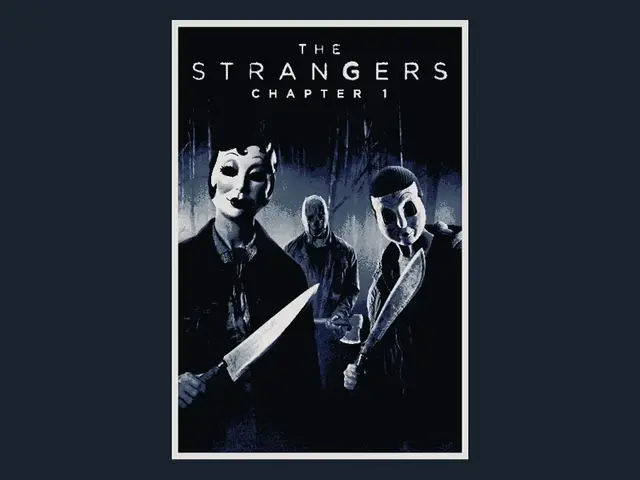 HueForge model: The Strangers: Chapter 1 (Movie Poster - HueForge) by HugheCraft