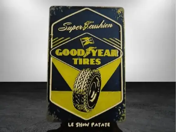HueForge model: Plaques vintage GoodYear Hueforge by leshowpatate