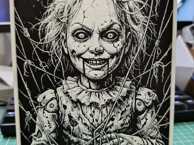 From plastic threads to threads of terror (Hueforge)
