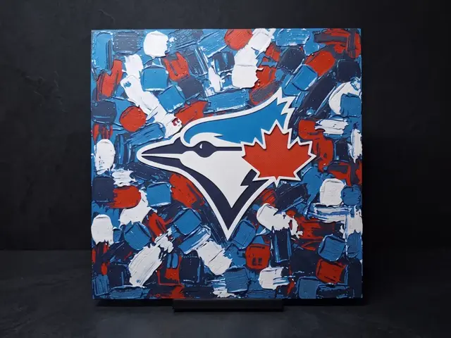 Toronto Blue Jays Impasto - Wall Art
