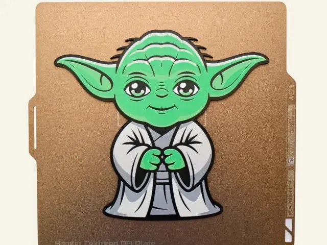 HueForge model: Yoda Star Wars Cartoon Hueforge by Freshly Printed 3D