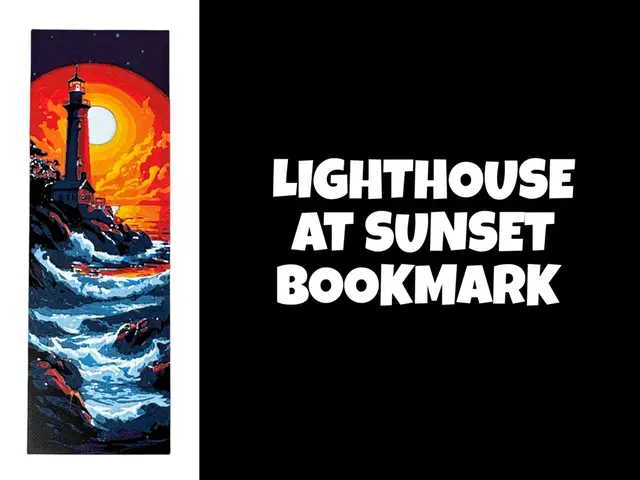 HueForge model: Lighthouse at Sunset - Bookmark by Canadian Gamer