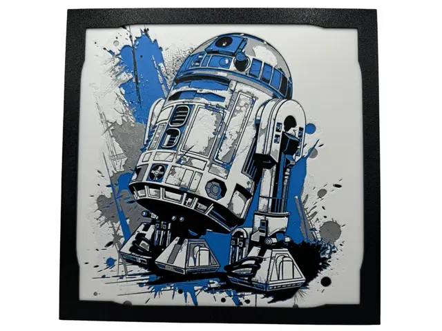 HueForge model: R2D2 - Hueforge by Canadian Gamer