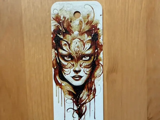 HueForge model: Gorgeous Bookmark by Morganja