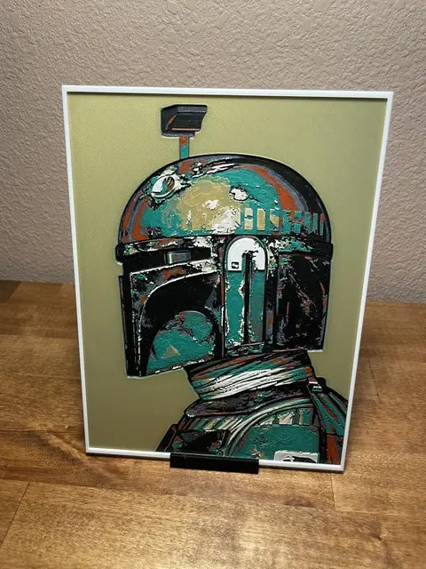 HueForge model: Boba Fett by Cloudy Nostalgia