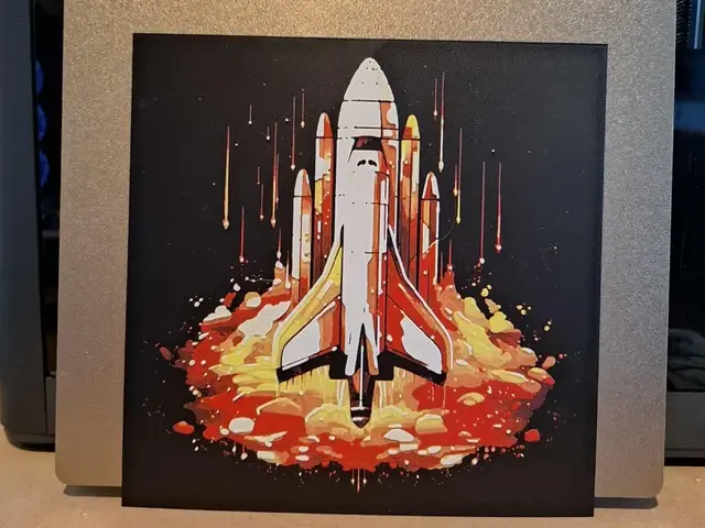 HueForge model: SpaceShuttle - Hueforge - 4 colour by 3dGlow