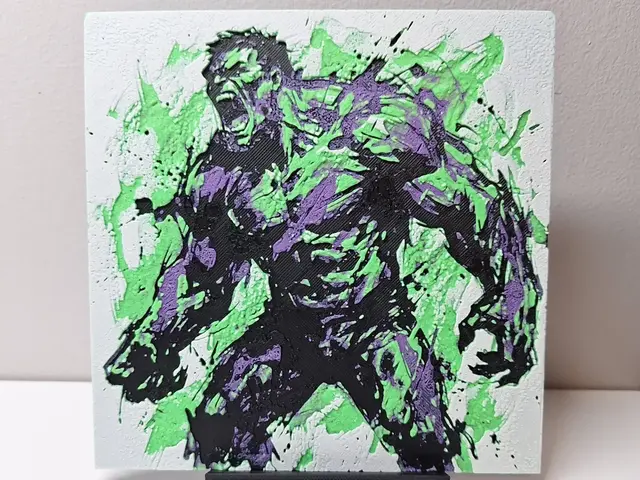 HueForge model: Hulk Artistic Rage - Hueforge by LED
