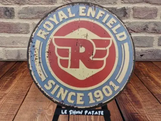 HueForge model: Plaque Vintage Royal Enfield hueforge by leshowpatate