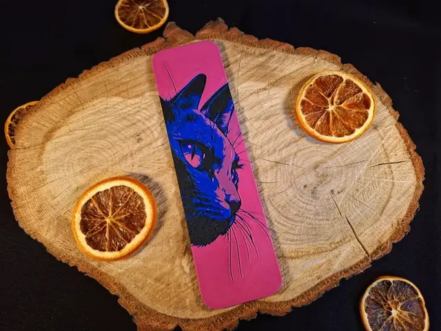 HueForge model: Magnificent Cat bookmark by EternalDesigns3D