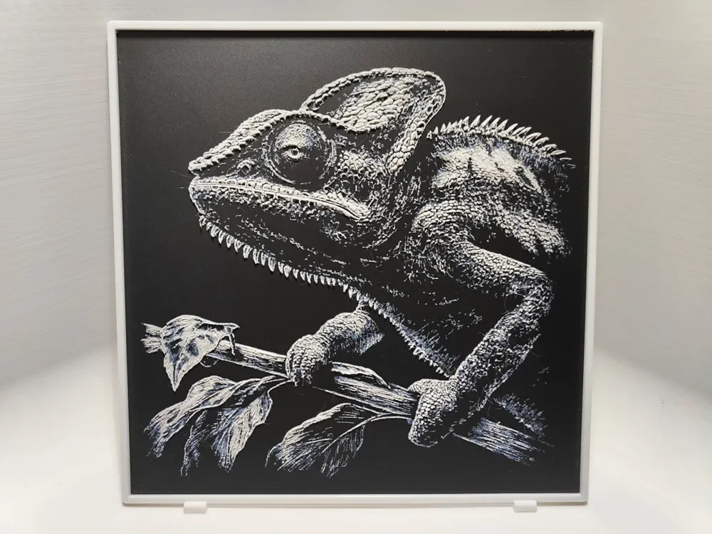 Chameleon - Hueforge by BeaN HueForge model: Chameleon - Hueforge by BeaN