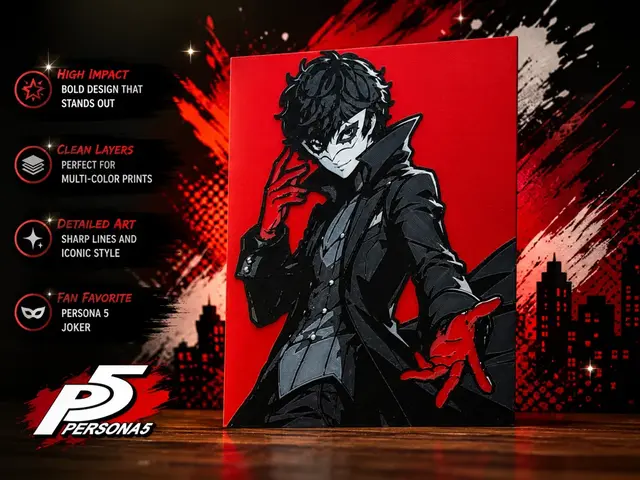 HueForge model: Joker - Persona 5 by Hush | PixelFF