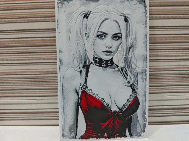 HueForge model: Hueforge Harley Quinn Sexy Letter by Litolunar