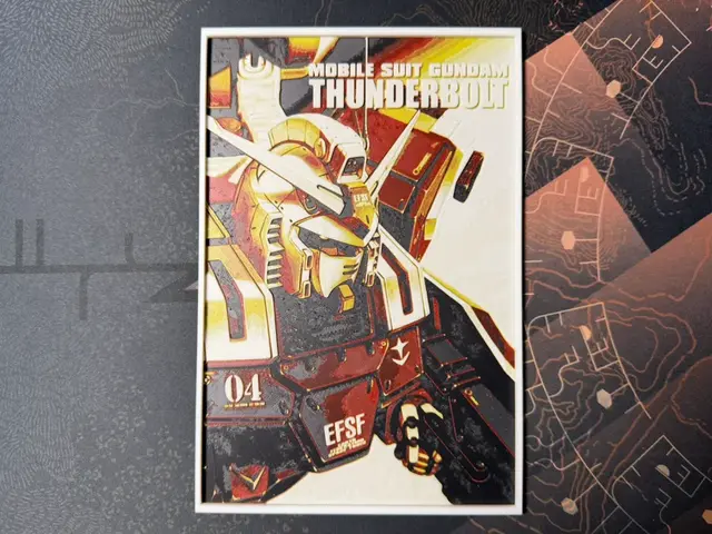 HueForge model: Mobile Suit Gundam Thunderbolt by ZorPrime7