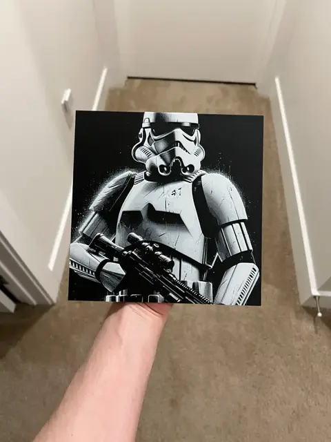 HueForge model: Stormtrooper Grayscale Art Hueforge by RP47 Designs