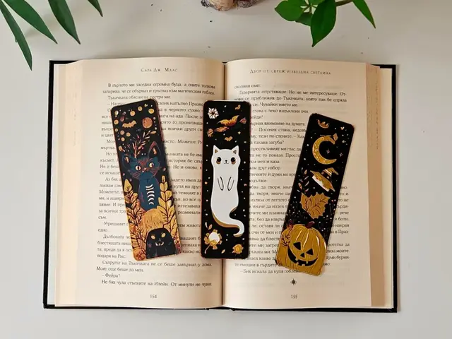 HueForge model: Witch's Familiars - Bookmarks Set (Halloween) by C3D