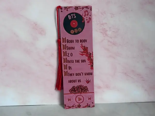 HueForge model: BTS Arirang Playlist Bookmark by EDesign