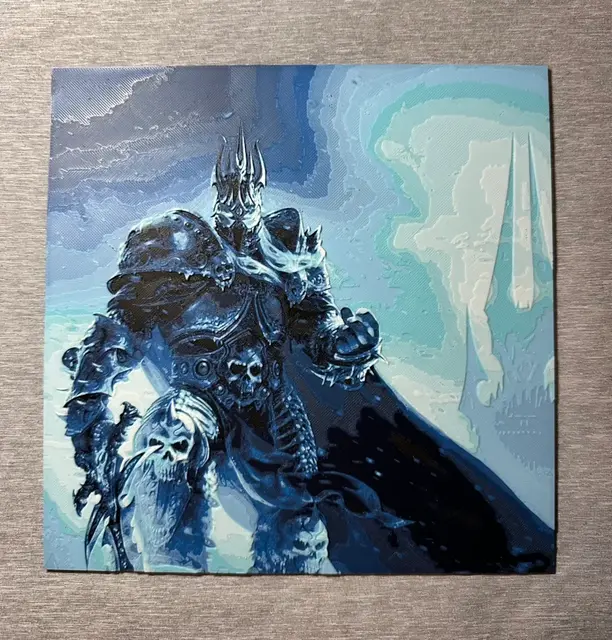 HueForge model: Lich King WoW Hueforge by Hey Ben