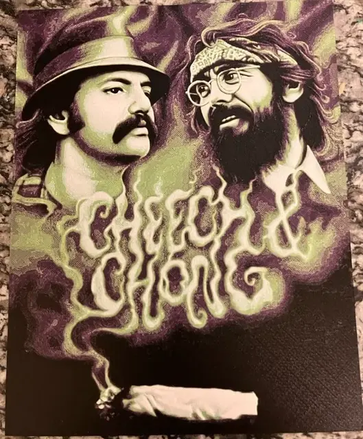 HueForge model: Cheech and Chong (hueforge print) by Houston713Texan