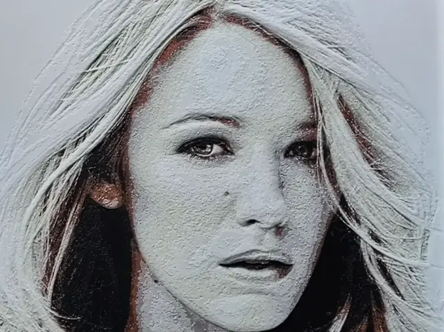 HueForge model: Blake Lively HueForge 4 Color by BoDad
