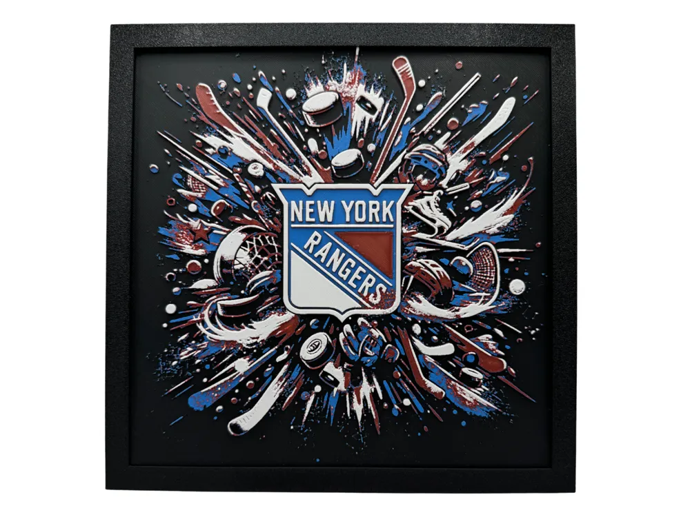 New York Rangers - NHL Hueforge by Canadian Gamer HueForge model: New York Rangers - NHL Hueforge by Canadian Gamer