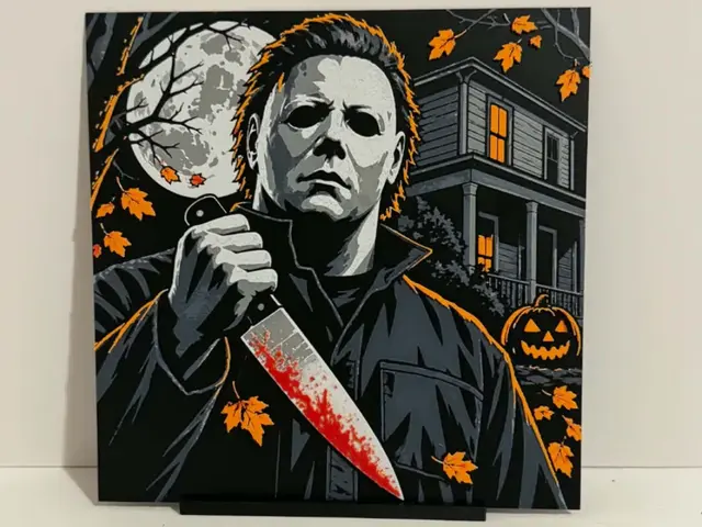 HueForge model: Michael Myers Hueforge by Magnolia Crafts