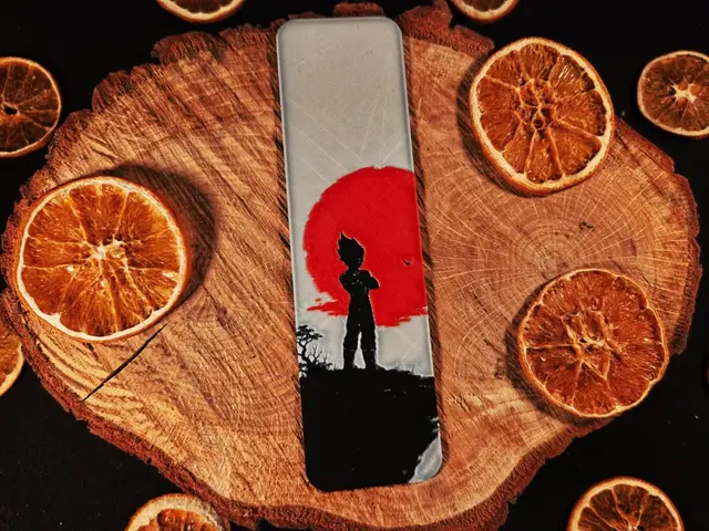 HueForge model: Vegeta bookmark Dragon Ball by EternalDesigns3D
