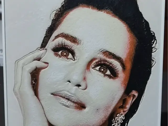 HueForge model: Emilia Clarke HueForge 4 Color by BoDad