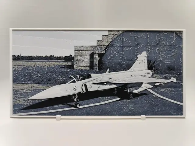 HueForge model: Saab JAS 39C Gripen - Hueforge by BeaN