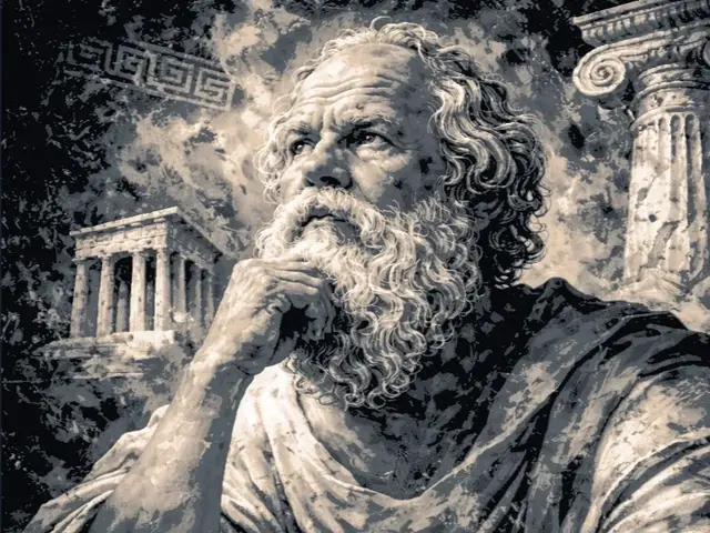 HueForge model: Portrait of Socrates (Greek Philosopher) by Hueforge Maker