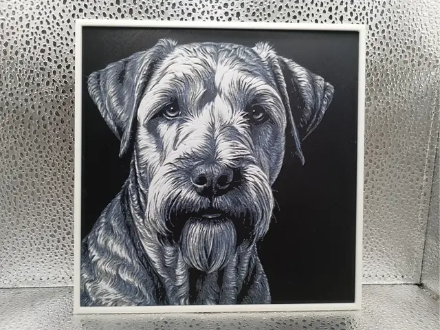 HueForge model: Soft Coated Wheaten Terrier – Hueforge by Borishotch Industries