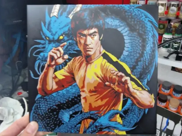 HueForge model: Bruce Lee Hueforge by Dakiren